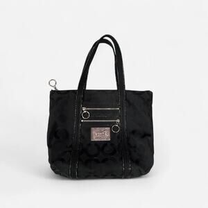 Coach poppy tote bag